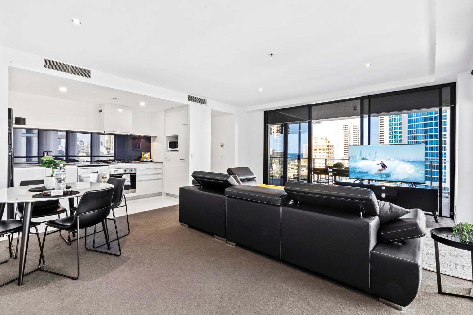 Ocean View Apartments With Balcony - Circle On Cavill - Central Location! - Self Contained & Privately Managed Gold Coast Buitenkant foto