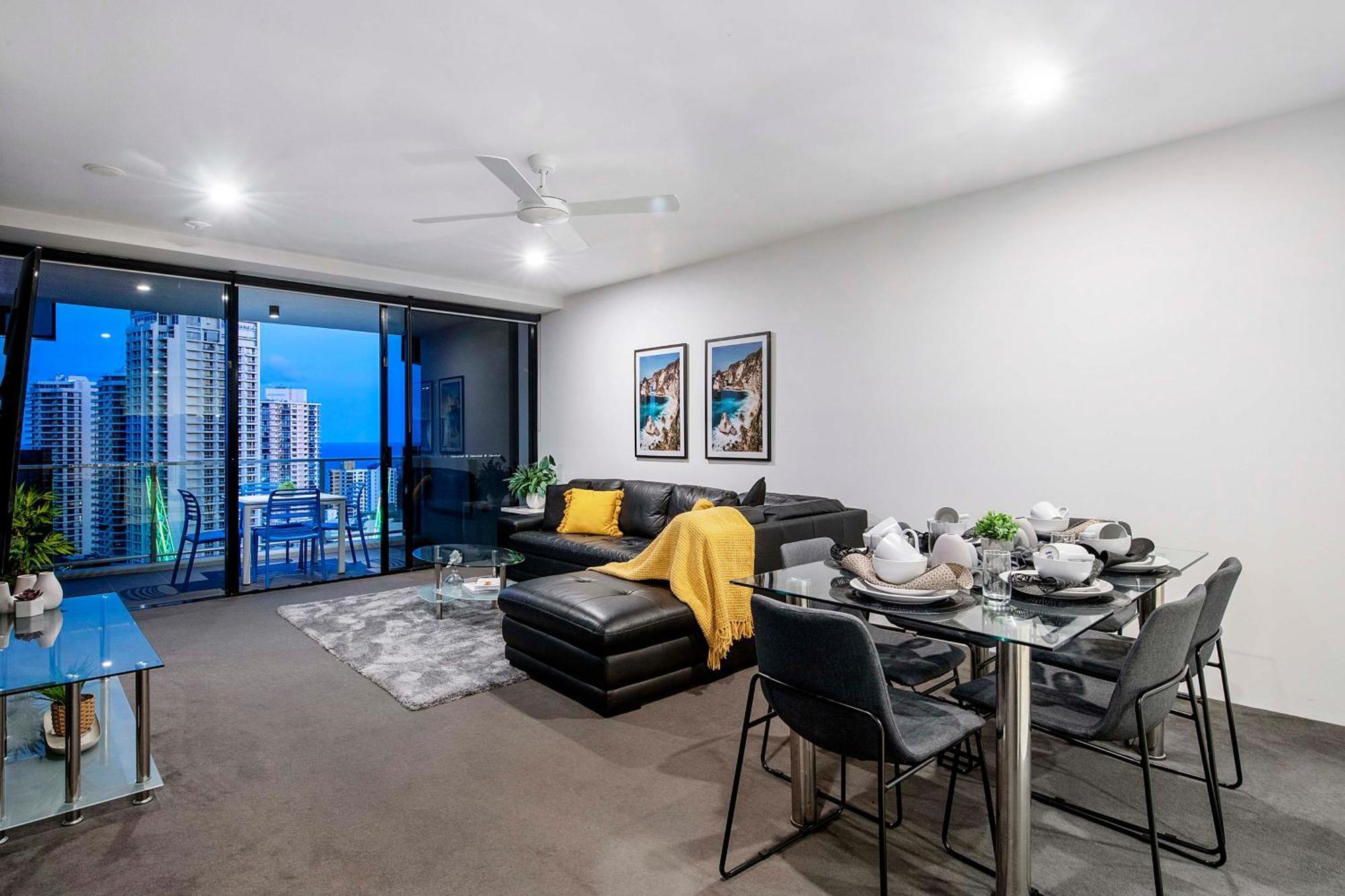 Ocean View Apartments With Balcony - Circle On Cavill - Central Location! - Self Contained & Privately Managed Gold Coast Buitenkant foto